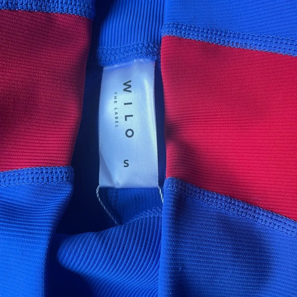 Wilo Bike Shorts NWT size Small in Blue and Red - Picture 10 of 10